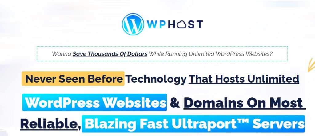 WP Host Lifetime Unlimited WordPress Hosting 1