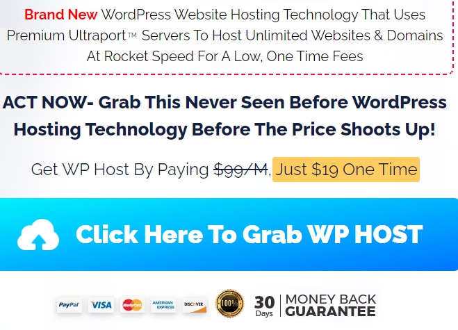 WP Host Lifetime Unlimited WordPress Hosting 2