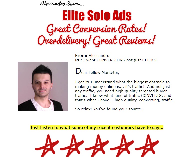 100 Clicks Solo Ads 1