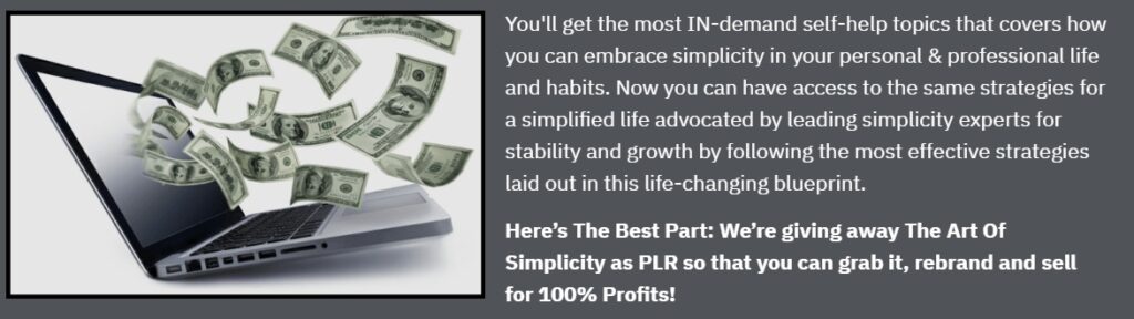 (PLR) The Art Of Simplicity 2