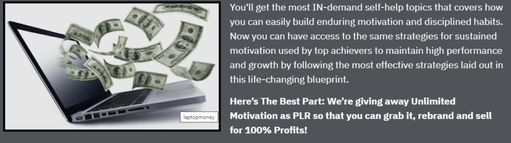 (PLR) Unlimited Motivation 1