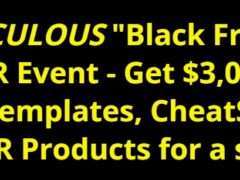 Black Friday In May PLR Event