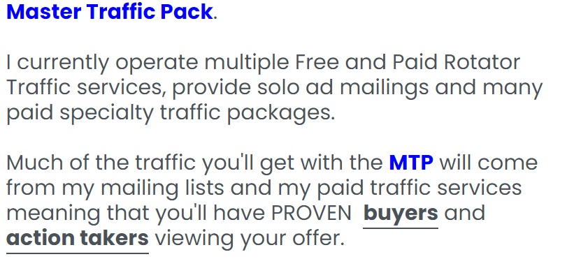 Master Traffic Pack 1