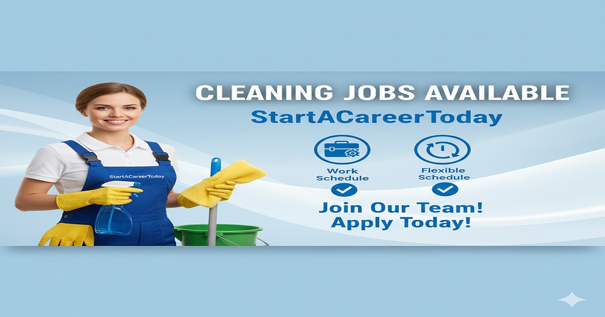 StartACareerToday - Cleaning Jobs