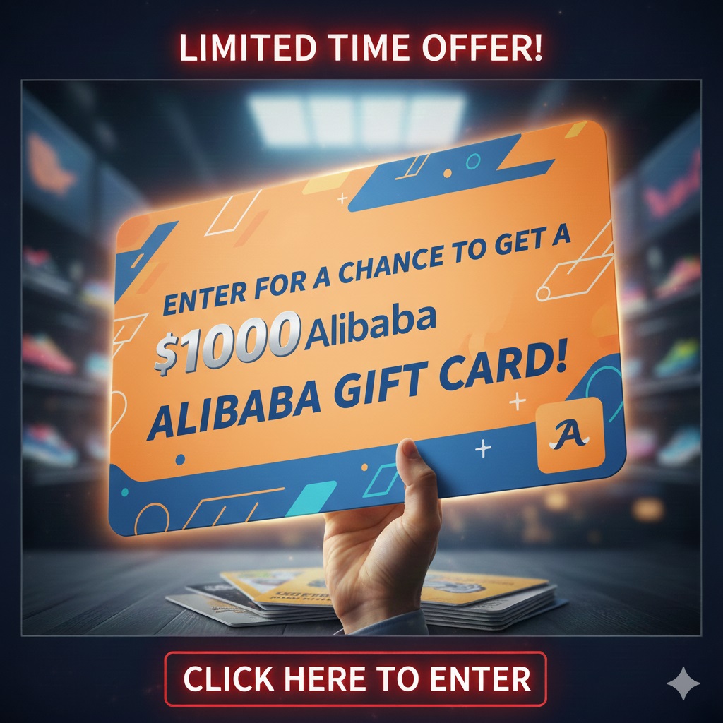Enter for a Chance to Get a $100 Alibaba Gift Card!